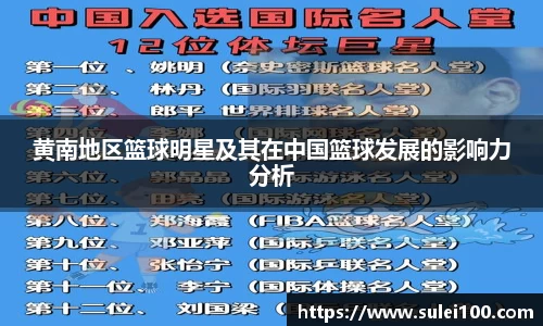 黄南地区篮球明星及其在中国篮球发展的影响力分析