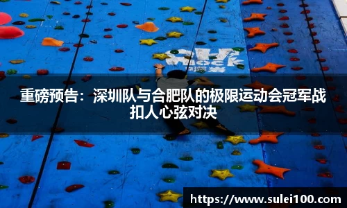 重磅预告：深圳队与合肥队的极限运动会冠军战扣人心弦对决
